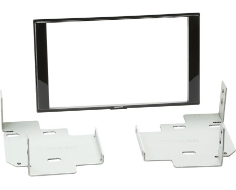 2-DIN Panel Nissan Micra/ Note 2013-2019 - Color: Piano Black