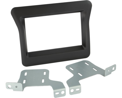2-DIN Panel Nissan NV400 - Opel Movano - Renault Master - Color: Black