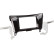 2-DIN Panel Nissan Qashqai/X-trail 2014-> - Color: Black