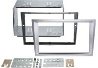 2-DIN Panel Opel Corsa C 2000-2006 - Color: Aluminum