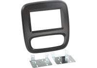 2-DIN Panel Opel - Renault - Fiat - Nissan - Color: Black