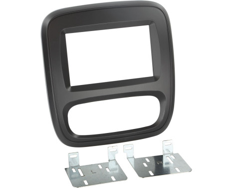 2-DIN Panel Opel - Renault - Fiat - Nissan - Color: Black