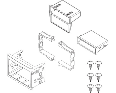 2-DIN Panel Porsche 911 (996) / Boxster (986) (METRA), Image 2