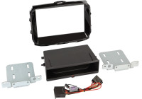 2-DIN panel Rubbertouch Inbay® Alfa Romeo Giulietta 2010-> Piano black