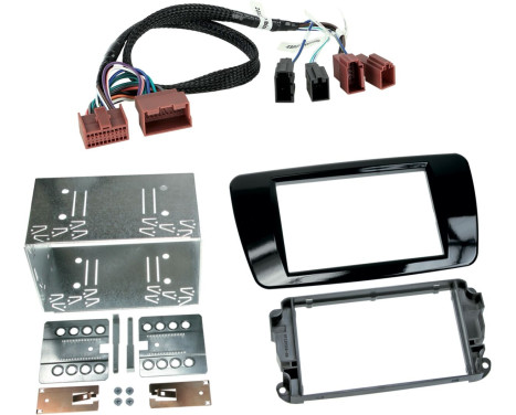 2-DIN Panel Seat Ibiza 2014-2017 Color: Piano Black
