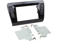 2-DIN Panel Skoda Octavia 2013-2019 Color: Piano Black