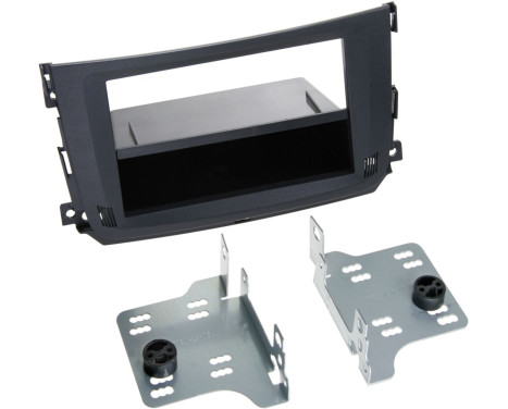2-DIN Panel Smart ForTwo City-Coupe BR451 Facelift, Cabrio A451 Facelift | 2010-2015 | Colour black