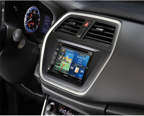 2-DIN Panel Suzuki SX-4 / S-Cross 2013-2018 - Color: Black, Image 2