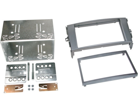2-DIN Panel Toyota Auris/Verso | 2007-2013 | Color: Anthracite Gray