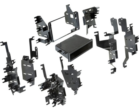 2-DIN Panel Toyota - Pontiac - Subaru - Color: Black