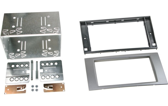 2-DIN Panel various Ford models - color: Silver