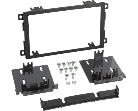 2-DIN Panel Various models Chevrolet - Hummer - Pontiac - Cadillac Color: Black