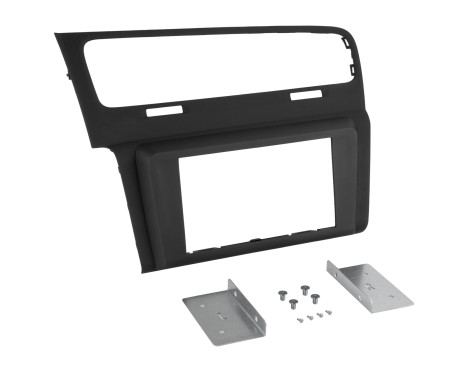 2-DIN Panel Volkswagen Golf 7 2012-2019 Color: matt black