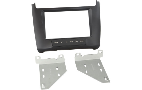 2-DIN Panel Volkswagen Polo 6C 2014-2019 Color: Black