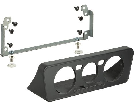 2-DIN Panel Volkswagen up! / Seat Mii / Skoda Citigo 2011-2016 Color: Black, Image 3