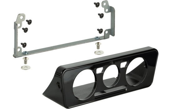2-DIN Panel Volkswagen up! / Seat Mii / Skoda Citigo 2011-2016 Color: Piano black, Image 3