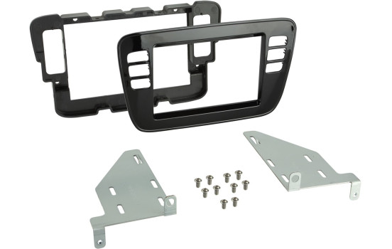 2-DIN Panel Volkswagen up! / Seat Mii / Skoda Citigo 2011-2016 Color: Piano black, Image 4