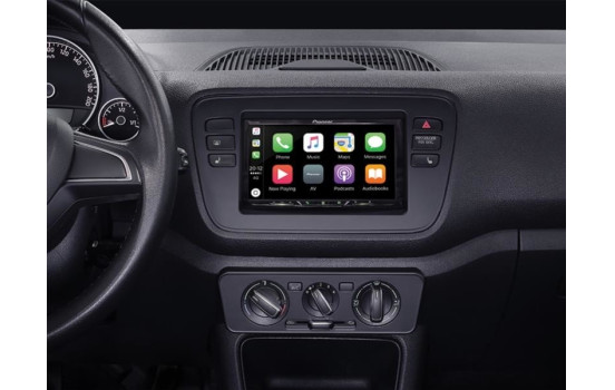 2-DIN Panel Volkswagen up! / Seat Mii / Skoda Citigo 2011-2016 Color: Piano black, Image 6