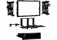 2-DIN Panel with compartment Acura/Honda/Isuzu black (METRA)
