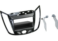 2-DIN Panel with compartment Ford C-Max / Kuga piano lacquer / black