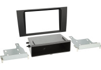 2-DIN Panel with pocket Audi A4 (B5) 1999-2001 Color: Black