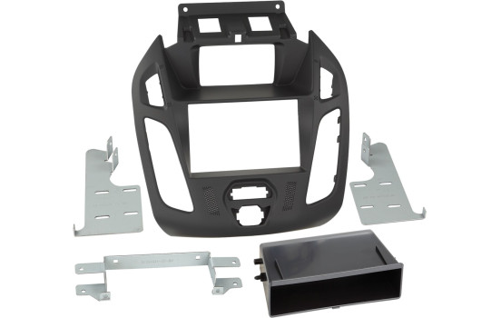 2-DIN Panel with pocket Ford Transit Connect/ Tourneo 2014-2018 Color: Black