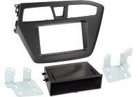 2-DIN Panel with pocket Hyundai i20 2014-2019 Color: Black
