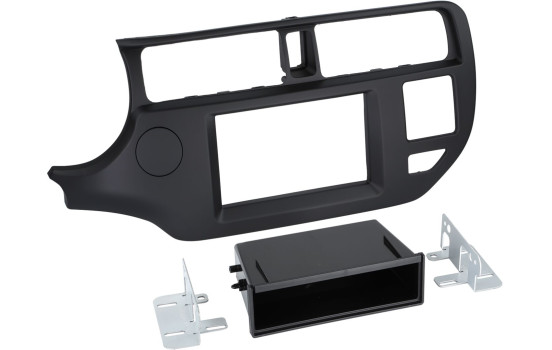 2-DIN Panel with pocket Kia Rio 2011-2015 Color: Black