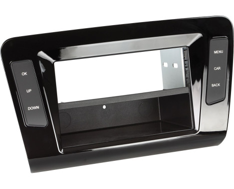 2-DIN Panel with pocket Skoda Octavia 2013-2018 Color: Piano Black