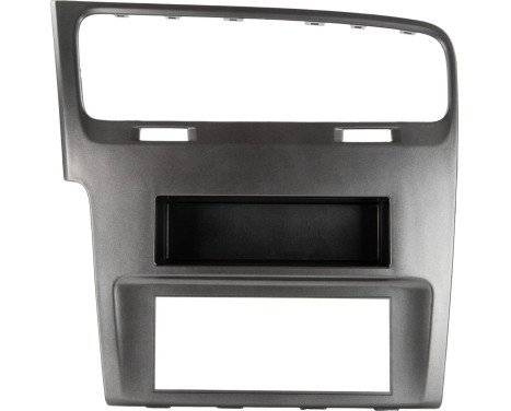 2-DIN Panel with storage compartment Fiat Ducato - Citroën Jumper - Peugeot Boxer - Color: Black, Image 2