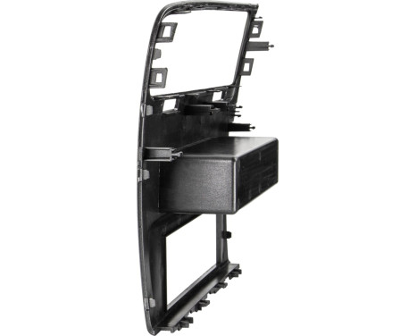 2-DIN Panel with storage compartment Fiat Ducato - Citroën Jumper - Peugeot Boxer - Color: Black, Image 3