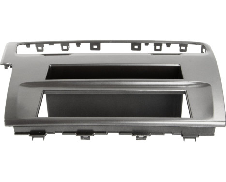 2-DIN Panel with storage compartment Fiat Ducato - Citroën Jumper - Peugeot Boxer - Color: Black, Image 4