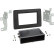 2-DIN Panel with storage compartment Nissan NV400 - Opel Movano - Renault Master - Color: Black
