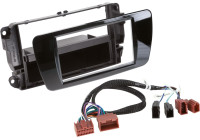 2-DIN Panel with storage compartment Seat Ibiza piano lacquer black