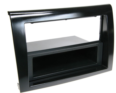 2-DIN Panel with storage tray Fiat Bravo 2007-2014 - Color: Piano Black