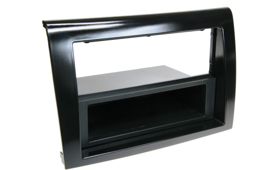 2-DIN Panel with storage tray Fiat Bravo 2007-2014 - Color: Piano Black