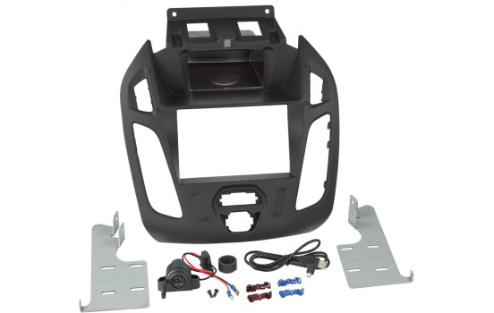 2-DIN Radio Panel INBAY®Ford Transit Connect (PJ12) / Tourneo Connect (PJ12) 2013-2018 Black