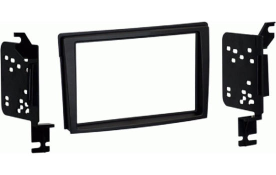2-DIN radio panel Mazda MPV(LW) 12/2000-11/2005 matt black (METRA)