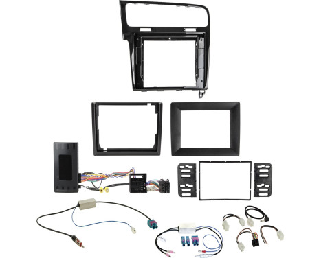 2-DIN Volkswagen 10"/9"/7" Kit VW Golf 7 2012-2020 Info Adapter/Antenna