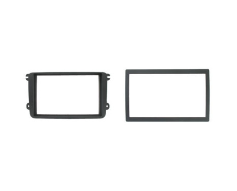 Double DIN ECO panel suitable for Skoda