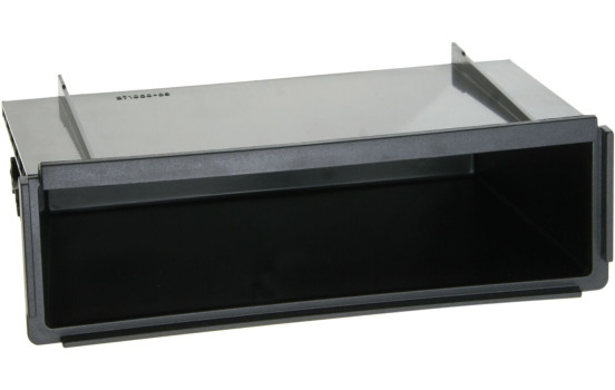 Storage tray for 2-DIN Panel with special metal frame