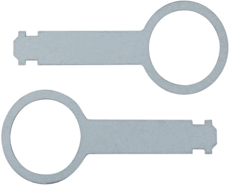 Unlock key Audi- Volkswagen- Seat- Skoda with vertical release lock 2 pieces