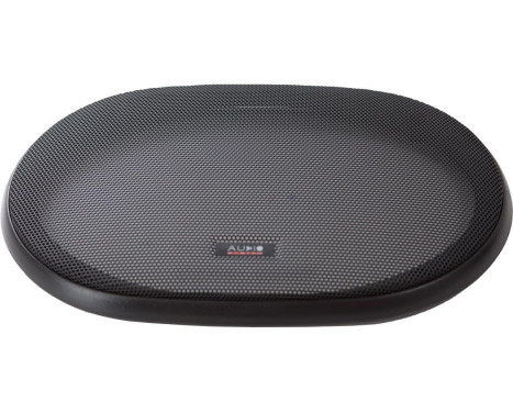 AUDIO SYSTEM Speaker Grille Oval Black 2-Pieces for 6x9 speakers (pair)