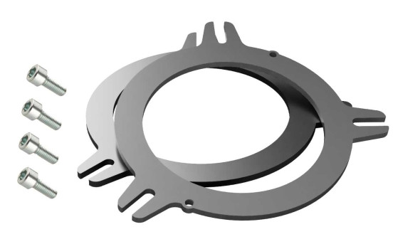 Very stable universal metal BMW speaker ring 80 mm