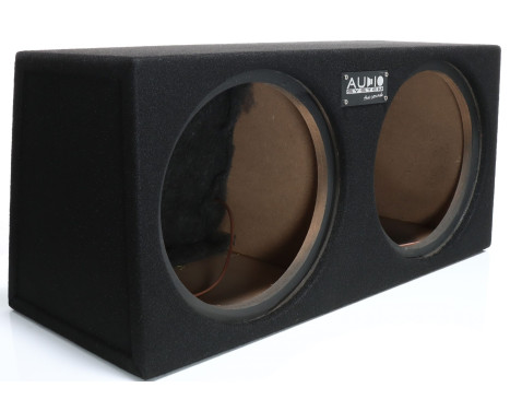 AUDIO SYSTEM Empty housing. Closed housing with 2x29 liters for 30 cm bass