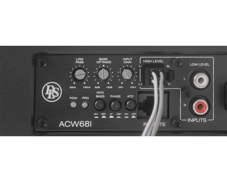 DLS 6x8" amplified subwoofer ACW68 underseat, Image 4