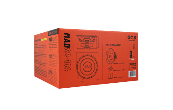 GAS MAD Level 2 Subwoofer 10" 4 Ohm, Image 2