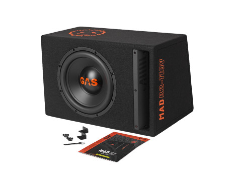 GAS MAD Subwoofer set MAD B2-110 (ported) + MAD A1-500.1D + WK-20, Image 24