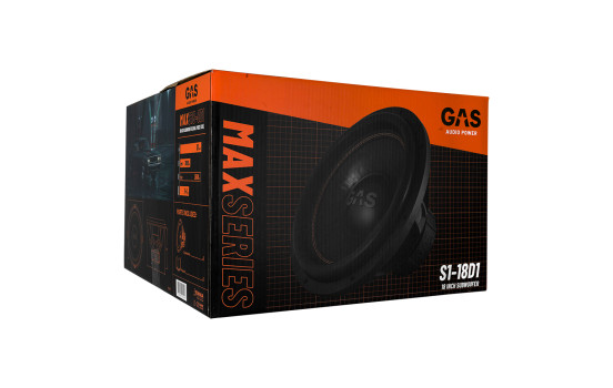 GAS MAX Level 1 Subwoofer 18" 2x1 Ohm, Image 4