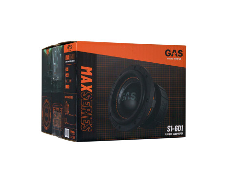 GAS MAX Level 1 Subwoofer 6.5" 2x1 Ohm, Image 8